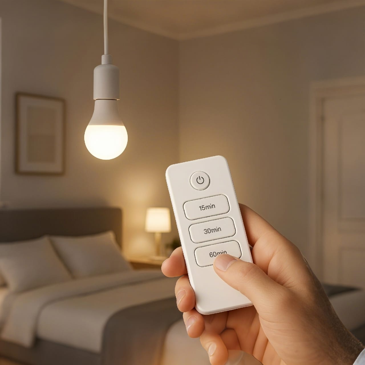 রিমোটে লাইট অন/অফ Remote control lamp holder
